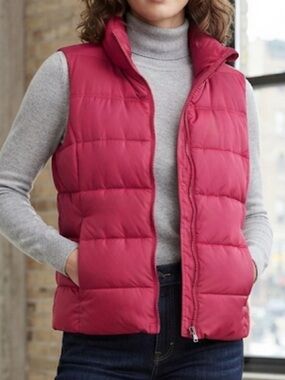 GAP Puffer Vest Fuscia Streetwear XL